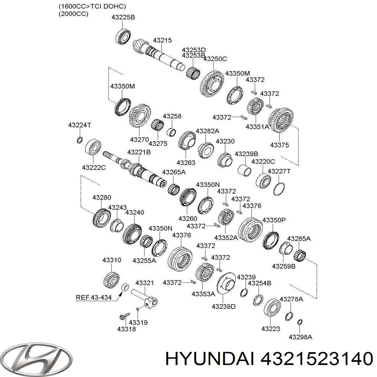  Hyundai/Kia 4321523140 цена, от 132.77 USD