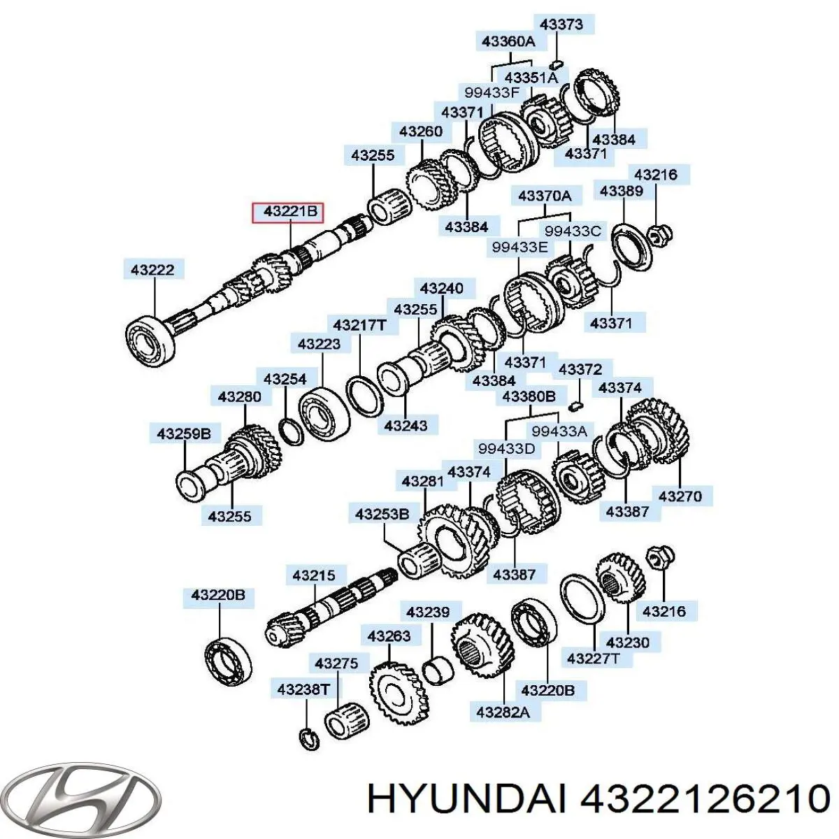 4322126210 Hyundai/Kia 