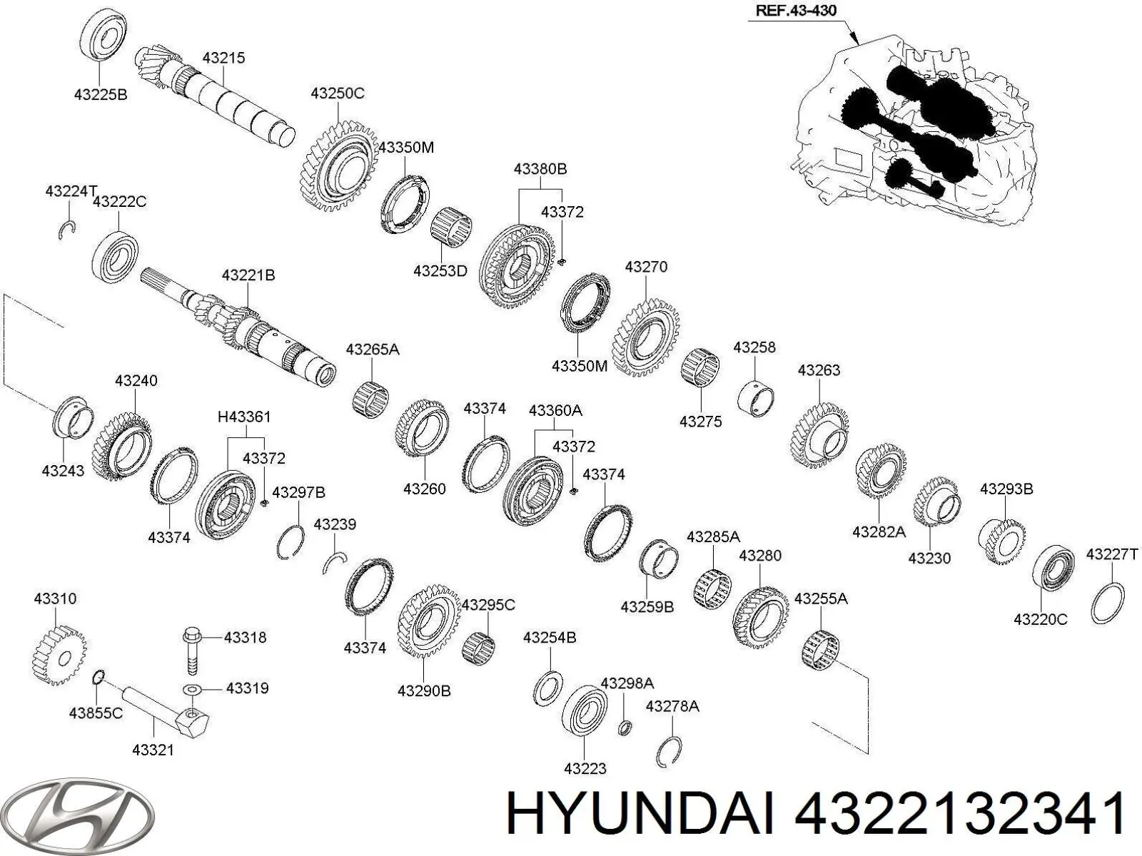 4322132341 Hyundai/Kia 