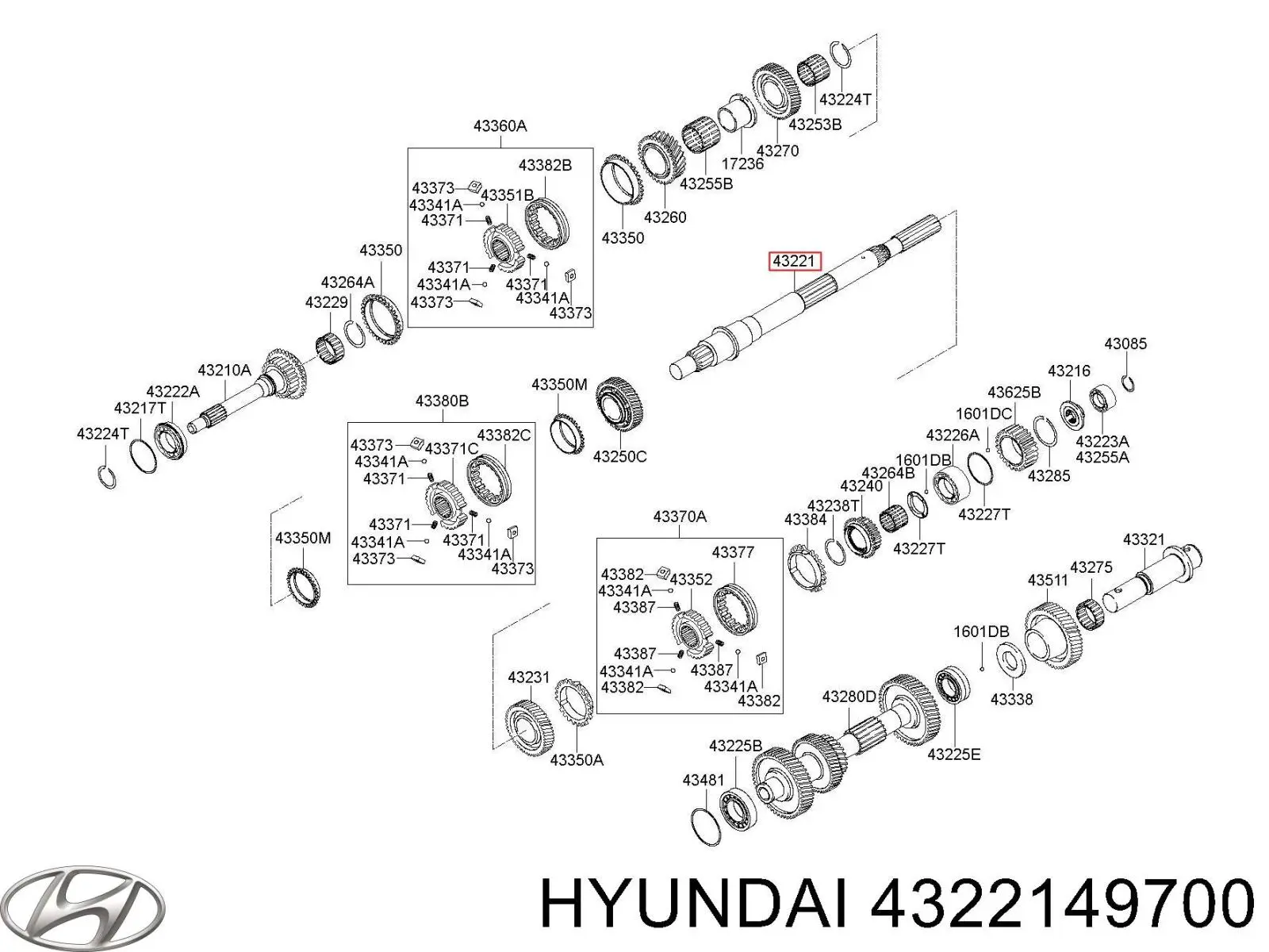 4322149700 Hyundai/Kia 