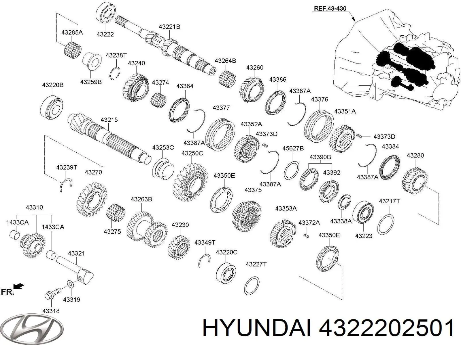  4322202507 Hyundai/Kia