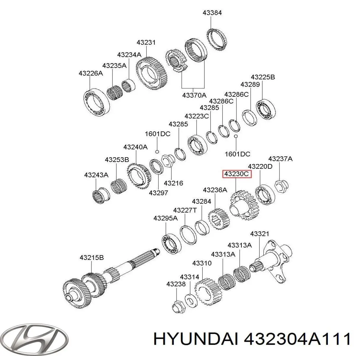  432304A111 Hyundai/Kia