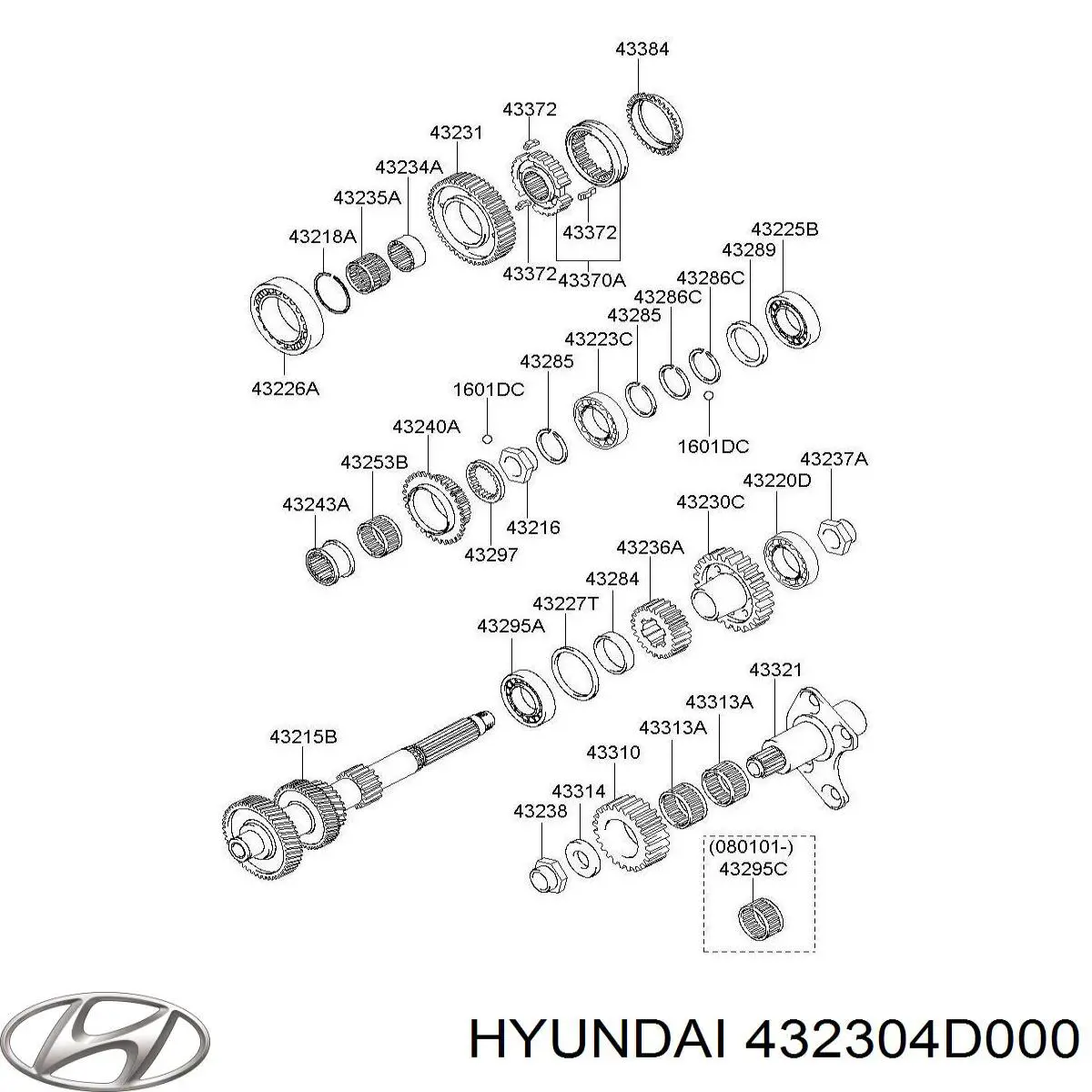  432304D000 Hyundai/Kia