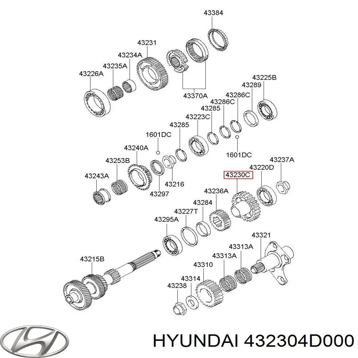 Купить 432304D000 Hyundai/Kia 