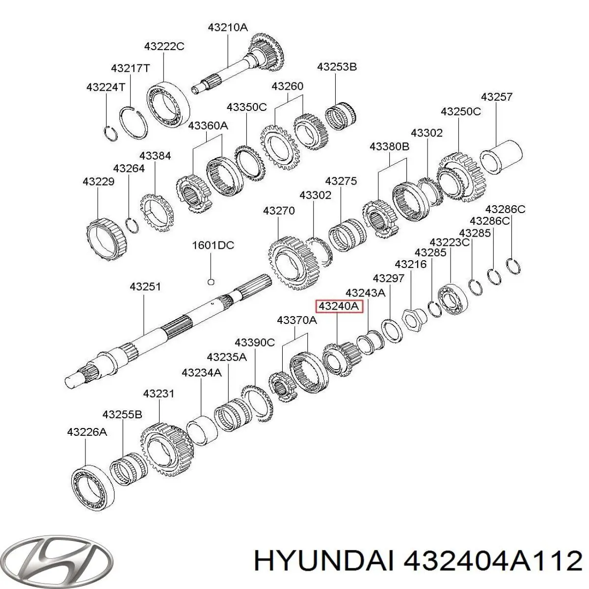  Hyundai/Kia 432404A112 цена, от 110.51 USD