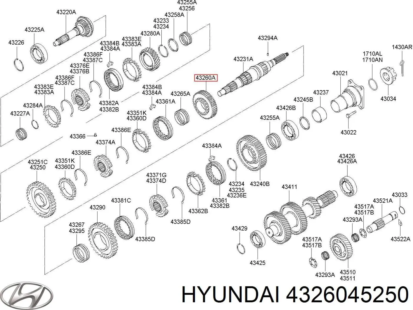 4326045250 Hyundai/Kia 