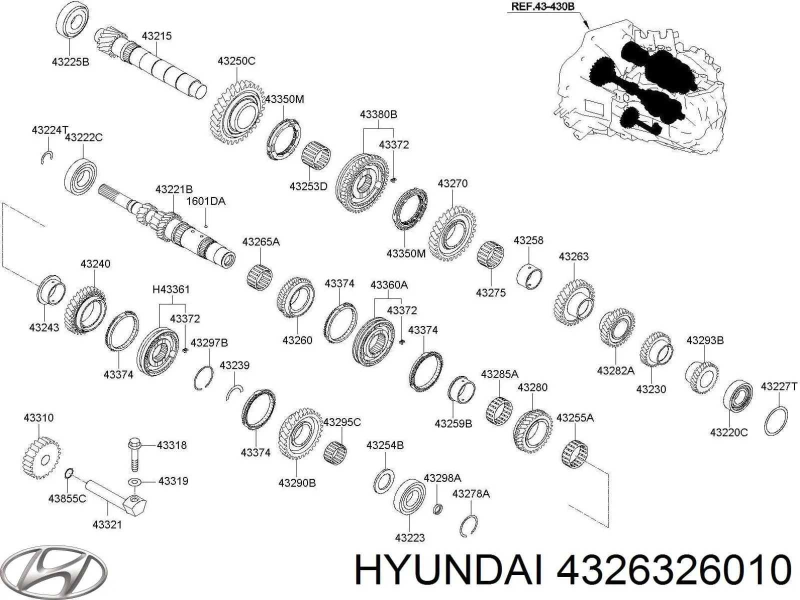  4326326010 Hyundai/Kia