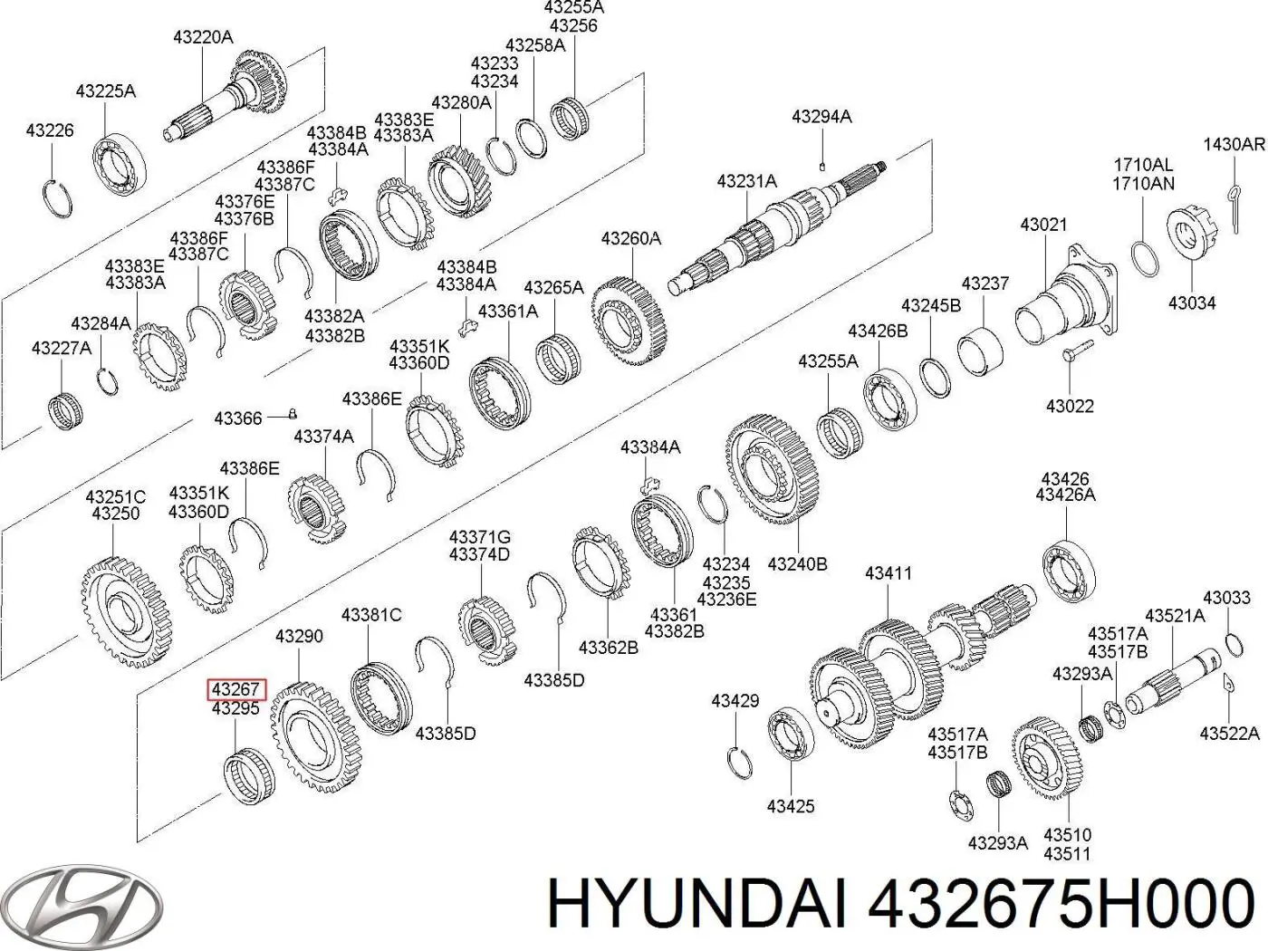 432675H000 Hyundai/Kia 