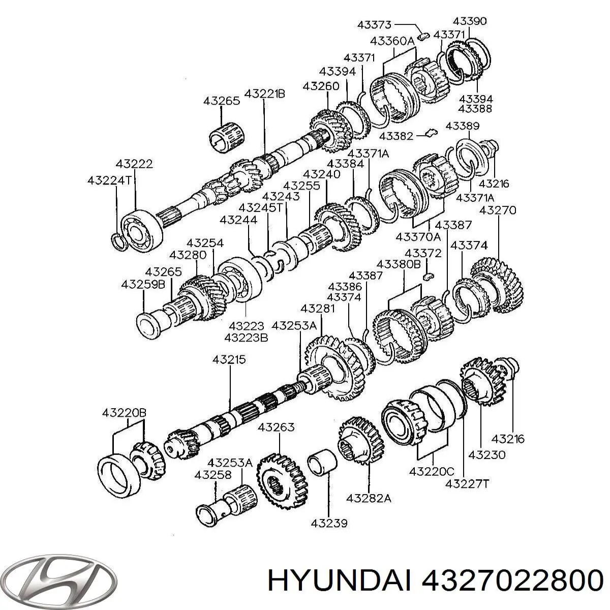  Hyundai/Kia 4327022800 цена, от 34.52 USD