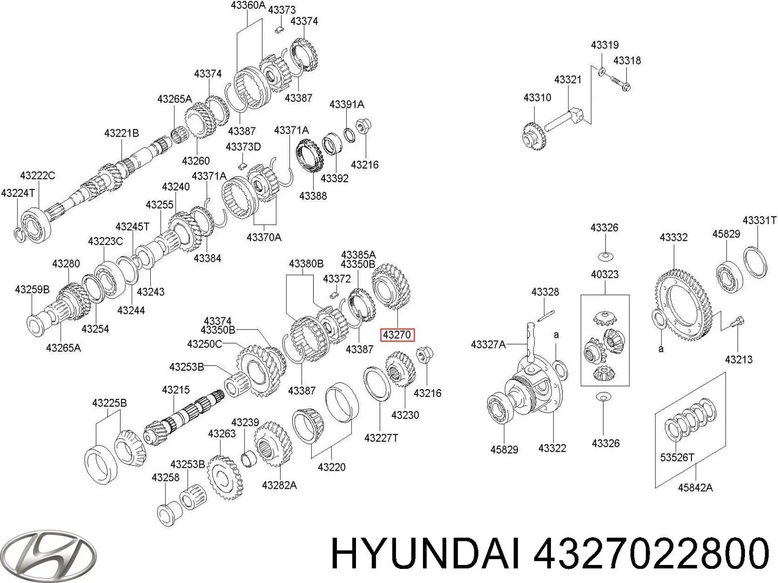 4327022800 Hyundai/Kia 