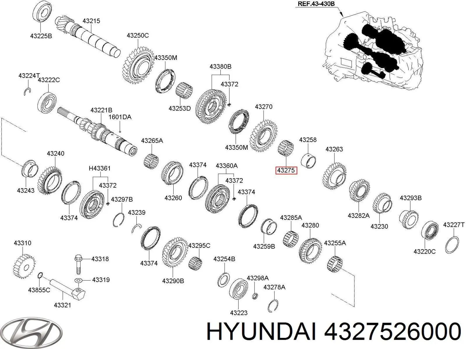 Hyundai/Kia 4327526000 цена, от 10.70 USD