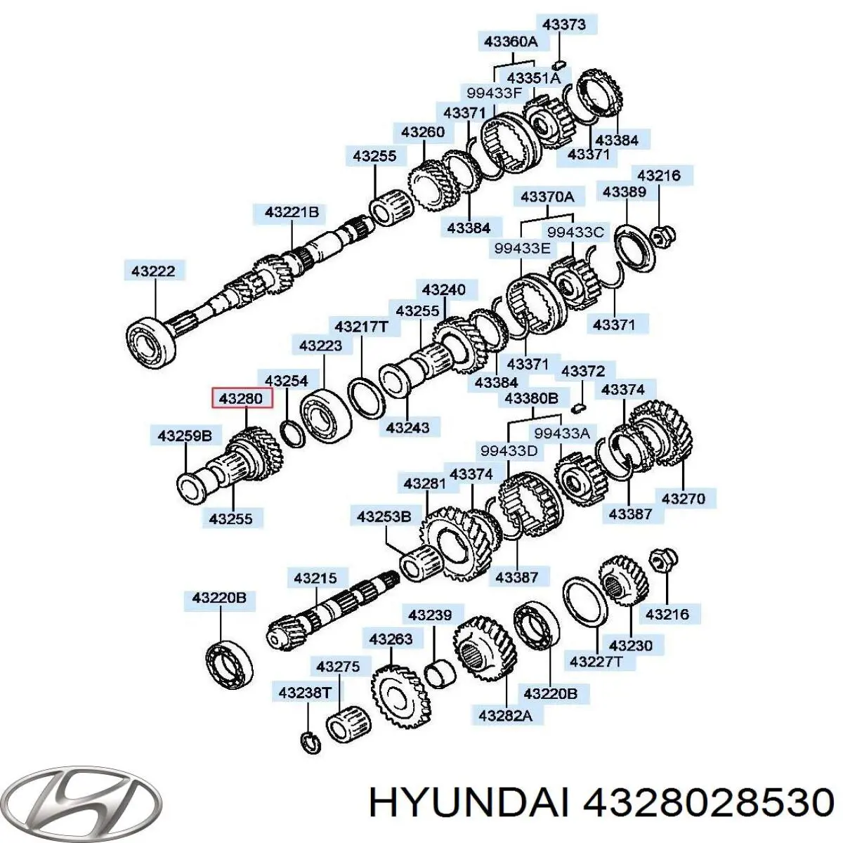4328028530 Hyundai/Kia 
