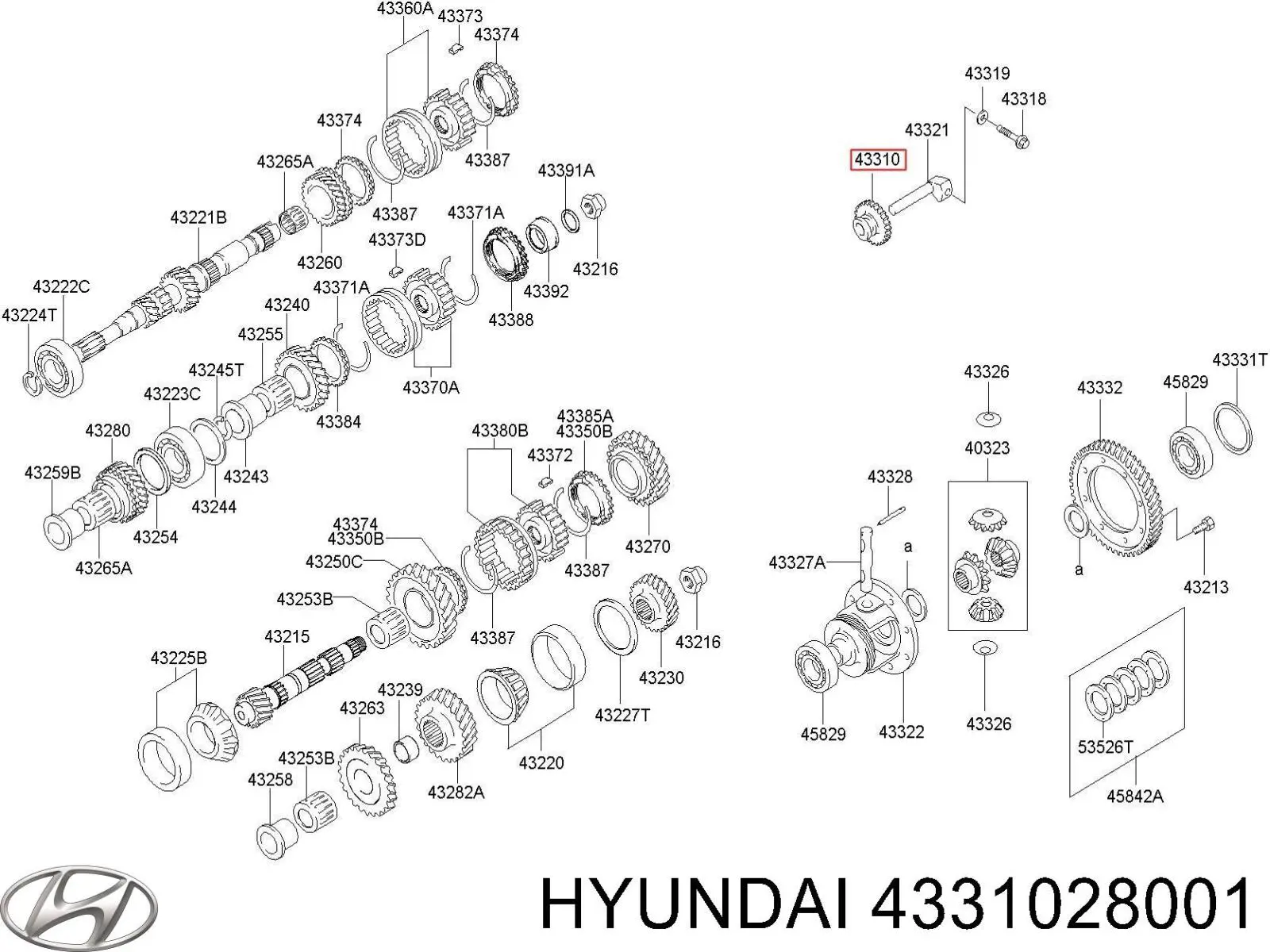  4331028001 Hyundai/Kia