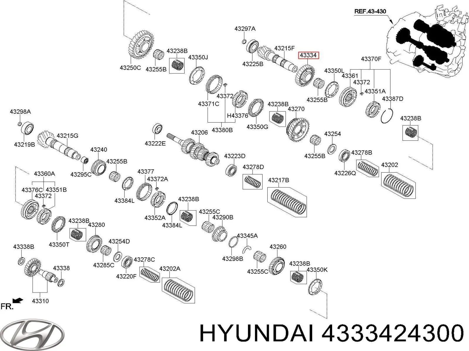 4333424300 Hyundai/Kia 