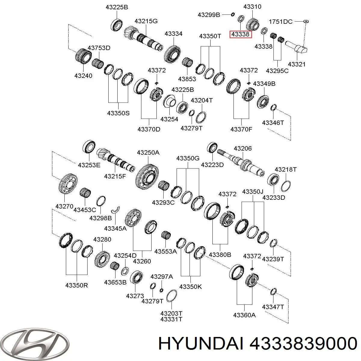 4333839000 Hyundai/Kia 