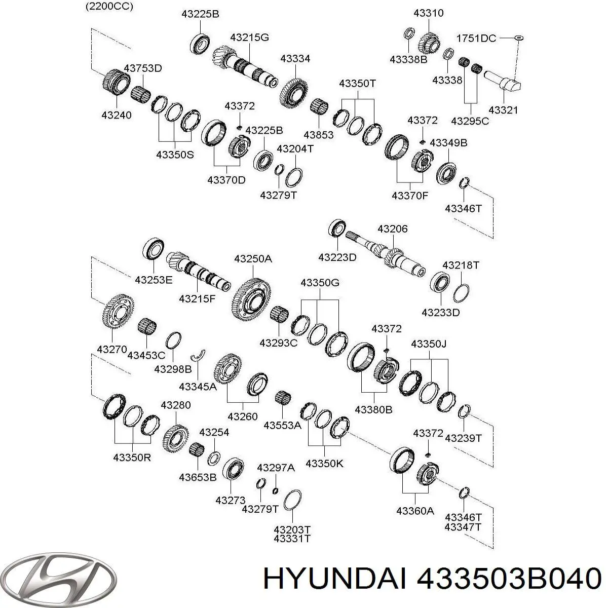 433503B040 Hyundai/Kia