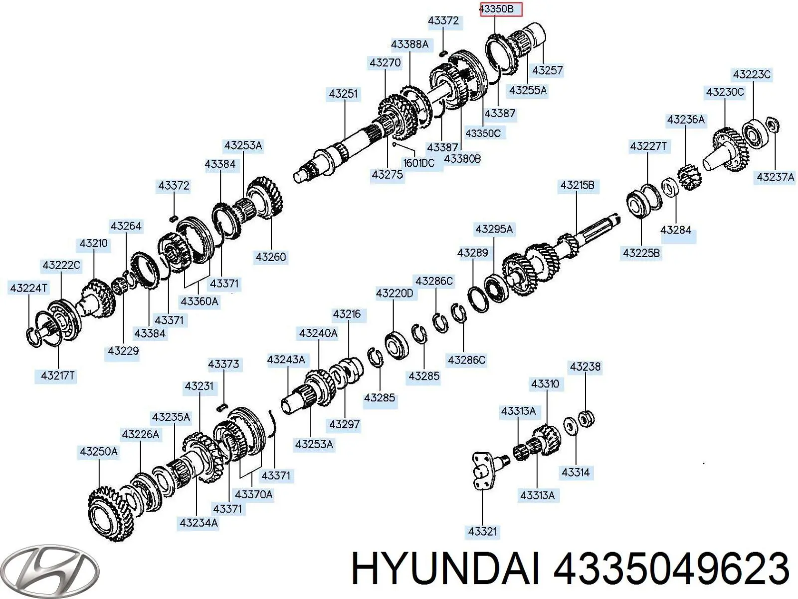 Купить 4335049623 Hyundai/Kia 