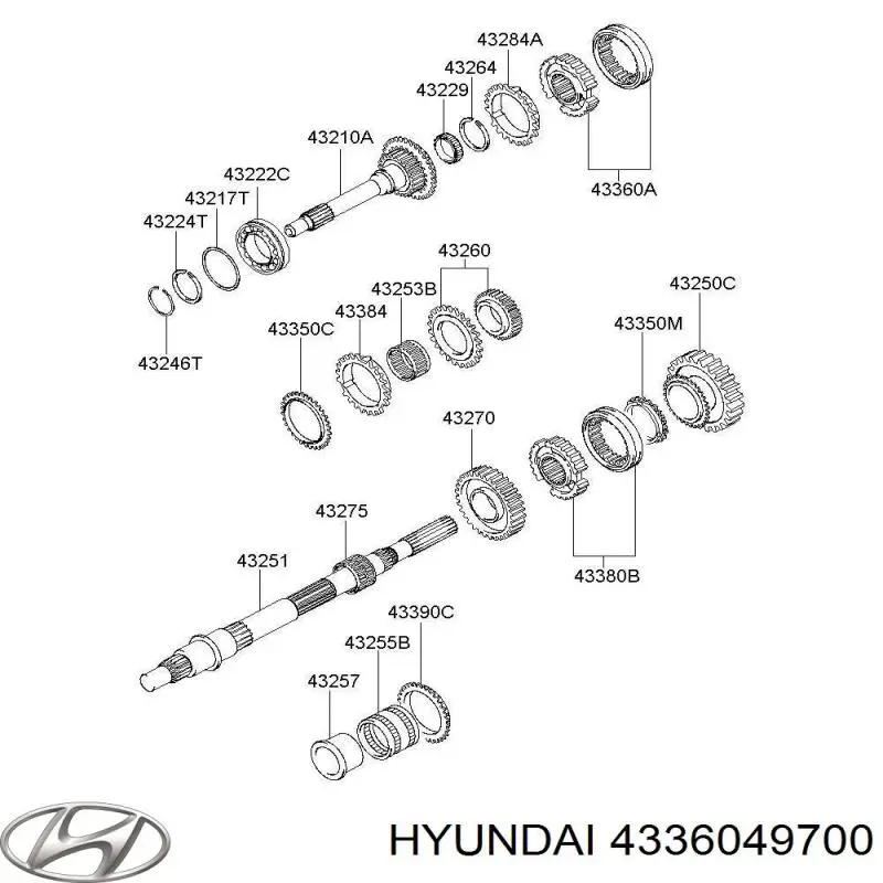  Hyundai/Kia 4336049700 цена, от 63.21 USD