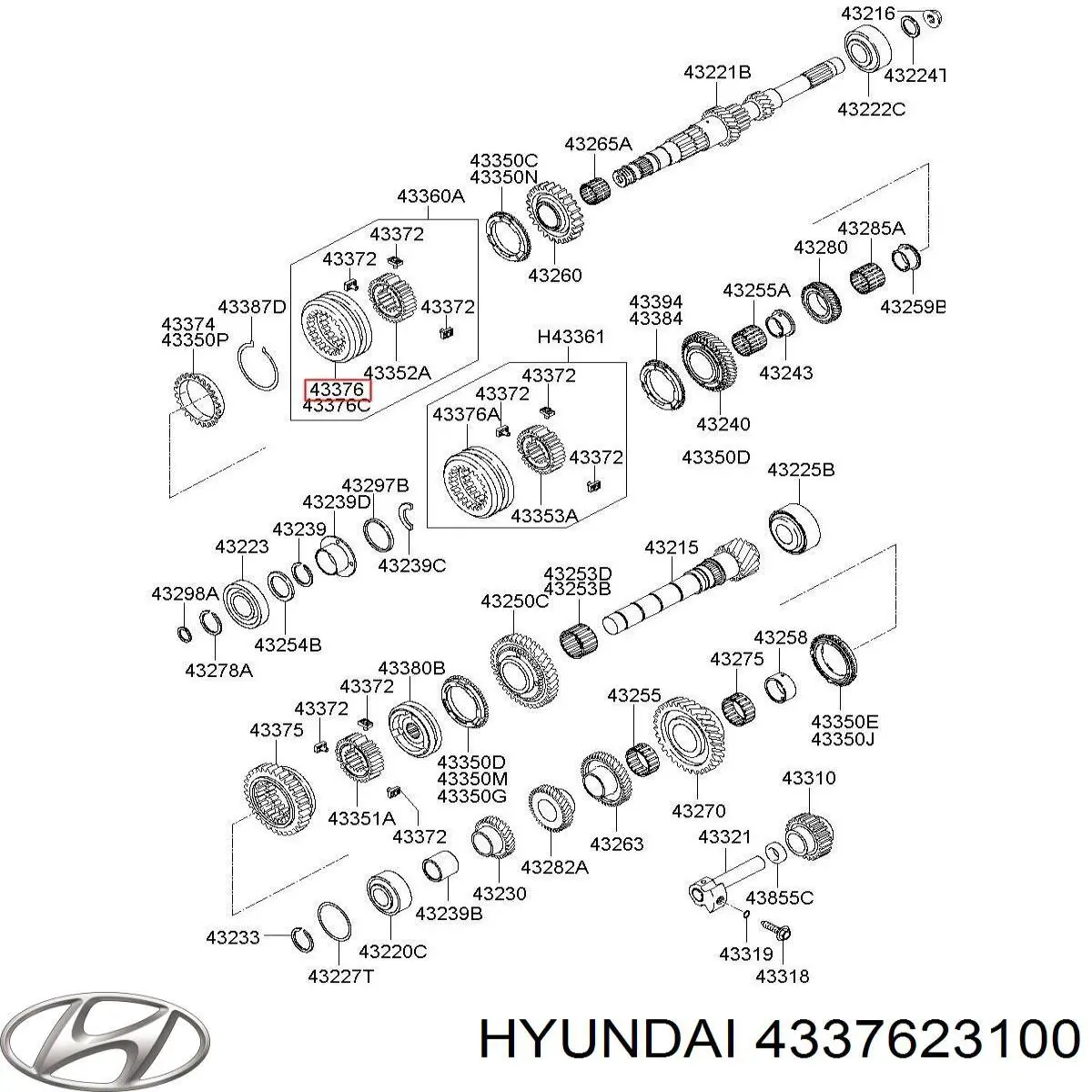 Муфта синхронизатора, наружная обойма 3/4-й передачи Chrysler 4337623100 цена, от 39.79 USD