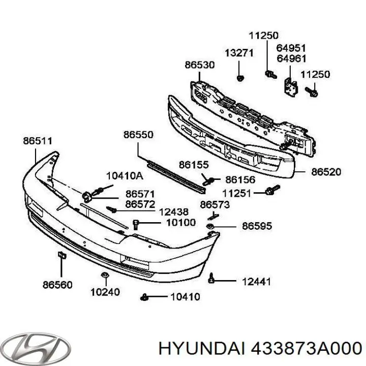  433873A000 Hyundai/Kia