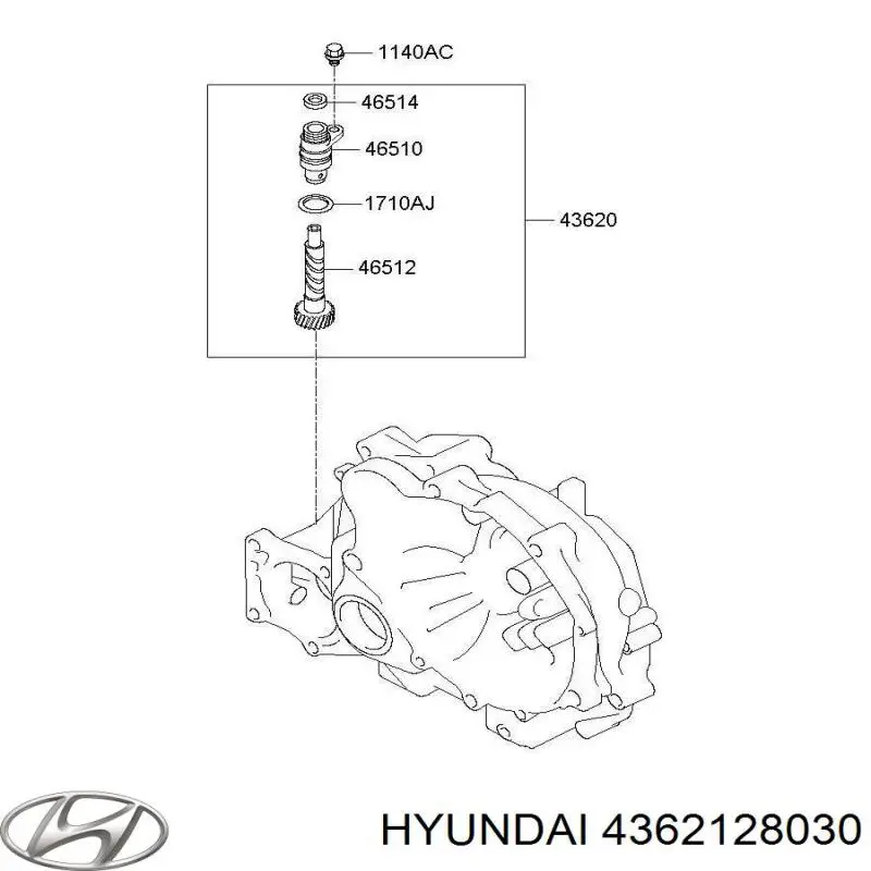  4362128040 Hyundai/Kia