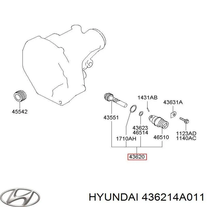 Датчик скорости 436214A011 Chrysler