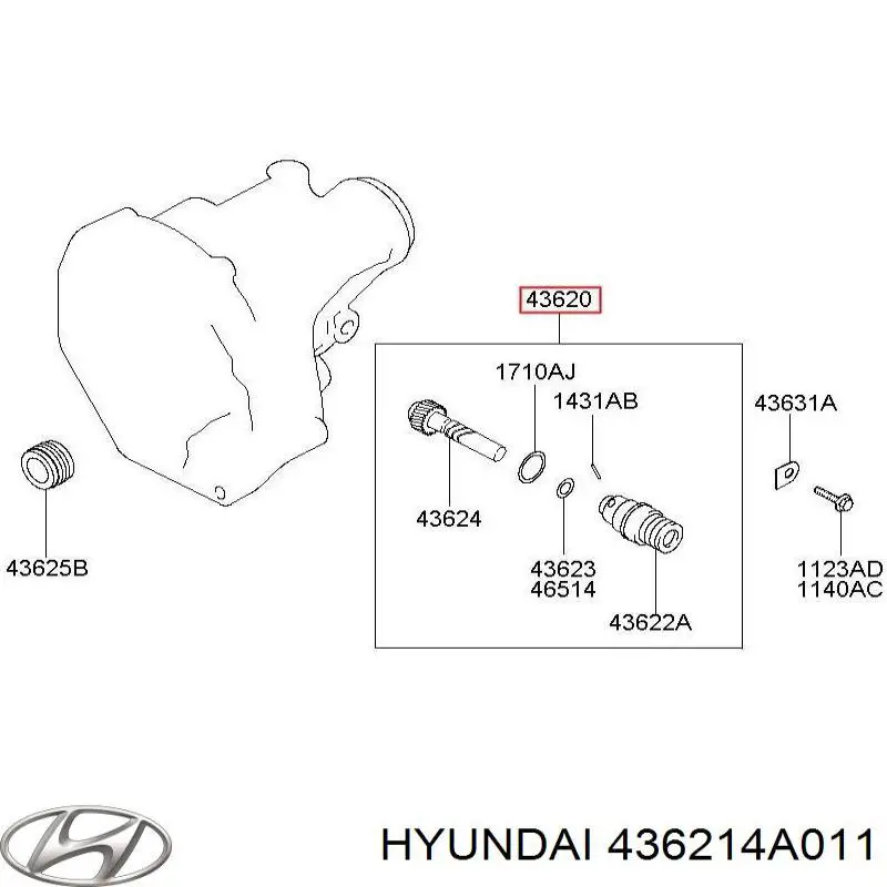 Датчик скорости Hyundai/Kia 436214A011 цена, от 19.32 USD