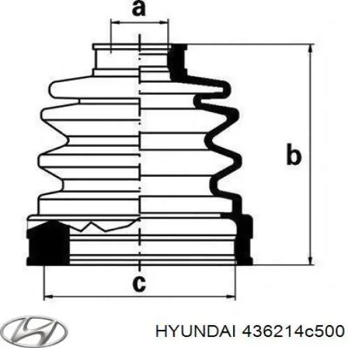 Датчик скорости Hyundai/Kia 436214C500