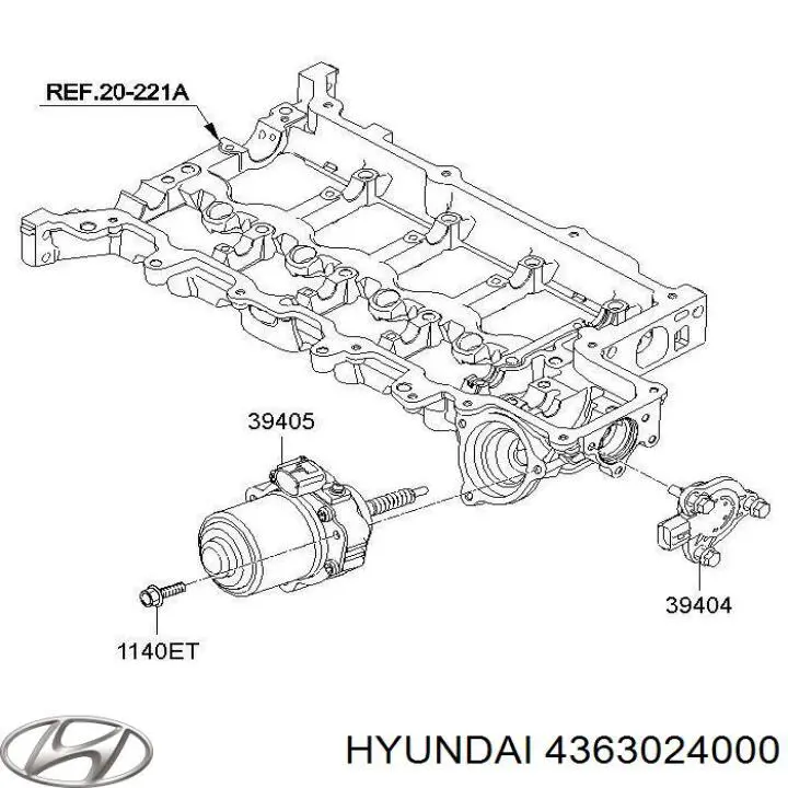  Hyundai/Kia 4363024000 цена, от 62.08 USD