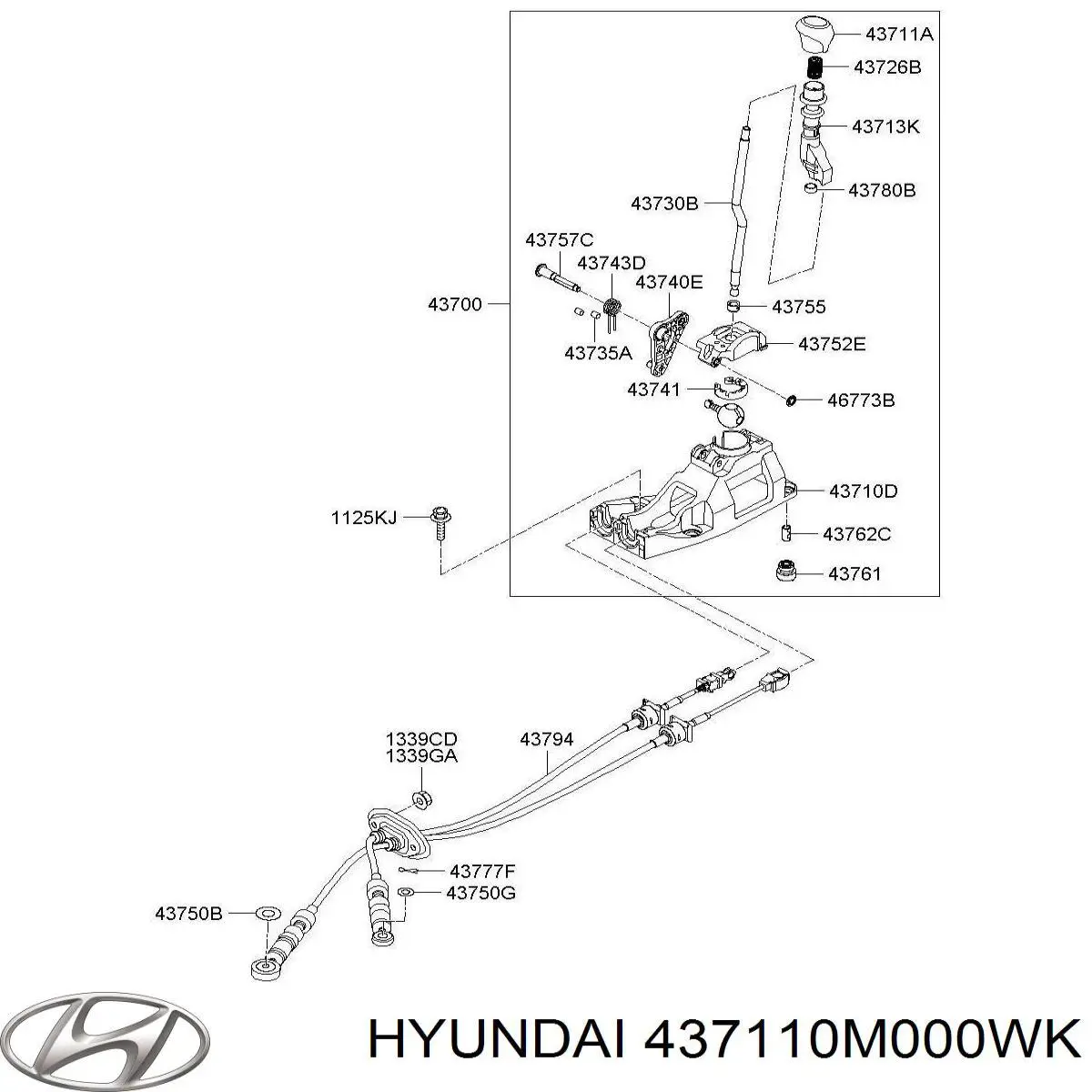 437110M000WK Hyundai/Kia 