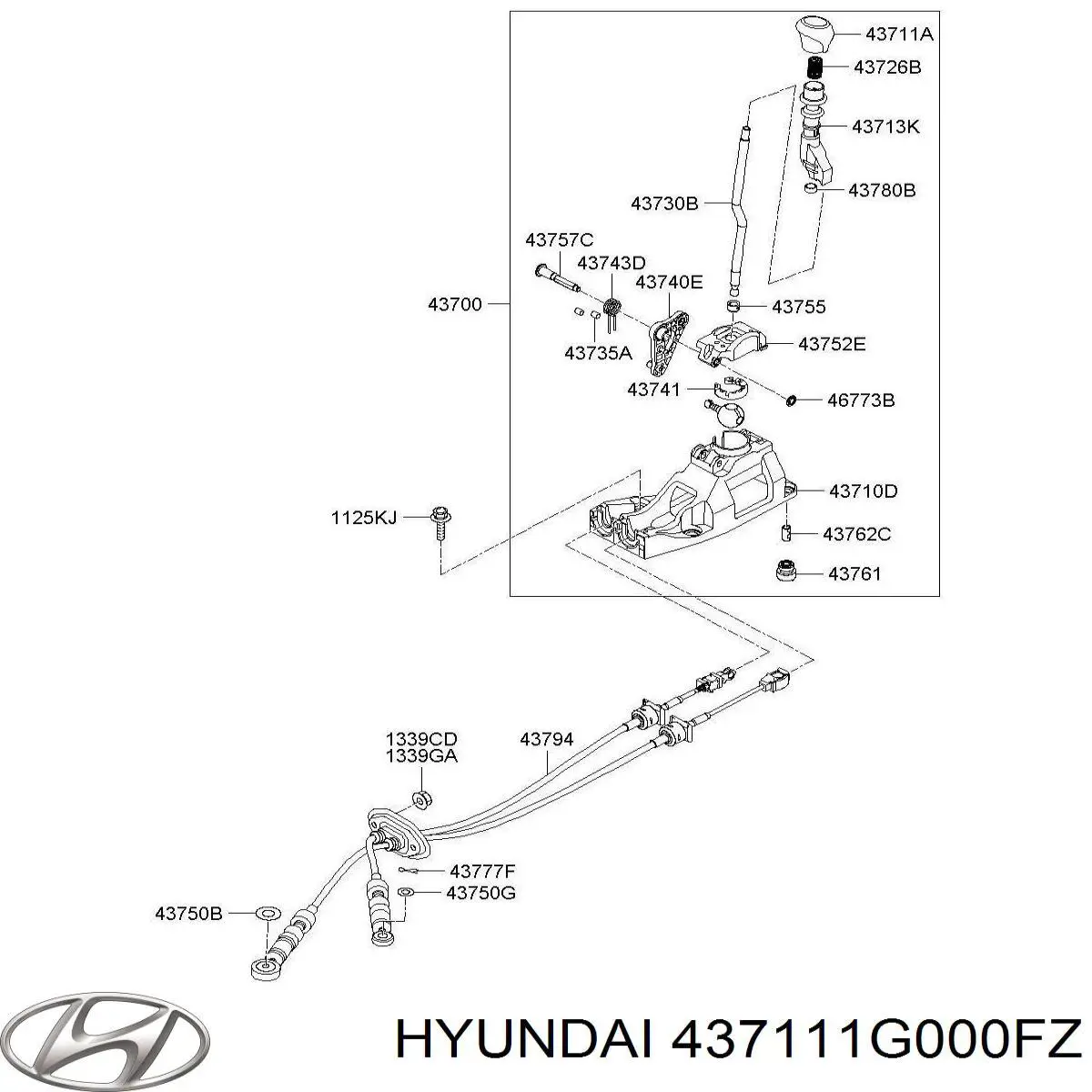 437111G000FZ Hyundai/Kia 