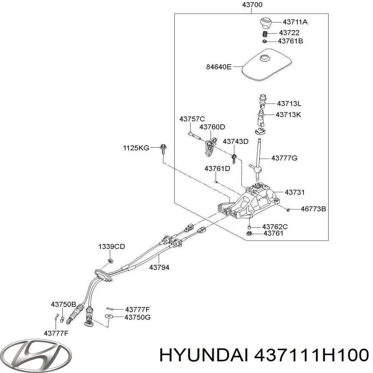  Hyundai/Kia 437111H100 цена, от 12.67 USD