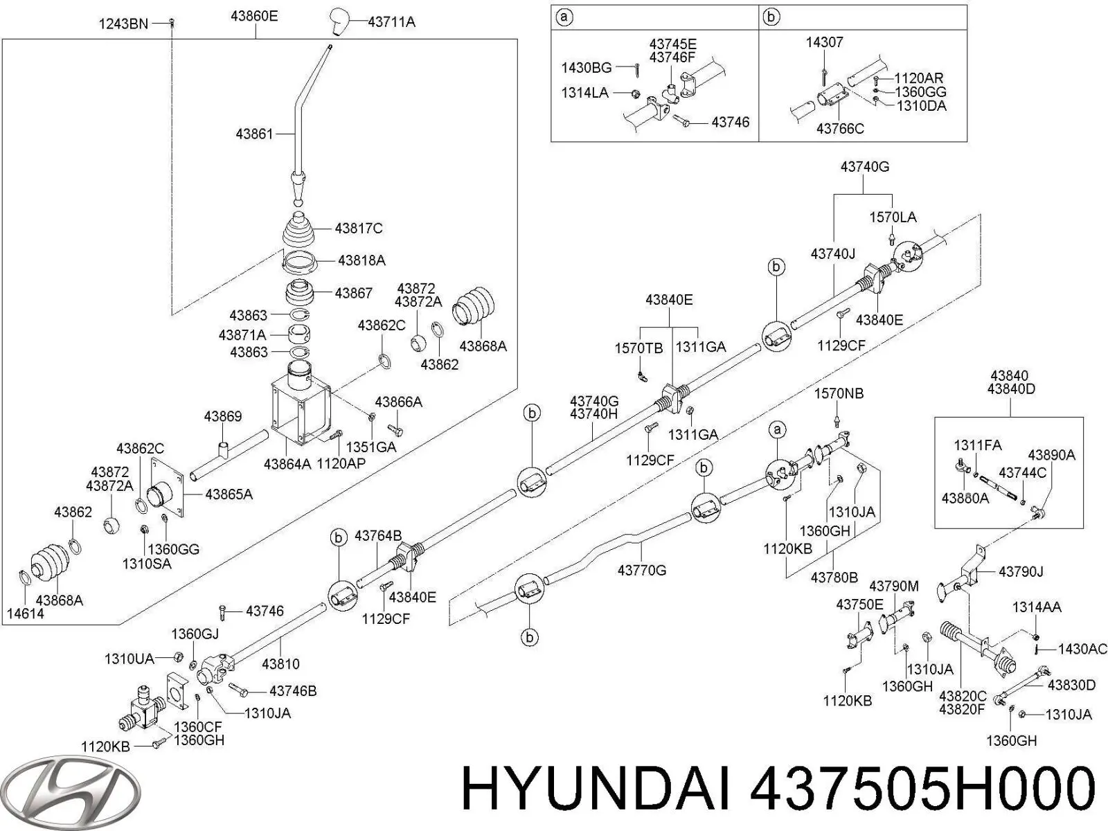  Hyundai/Kia 437505H000 цена, от 29.14 USD