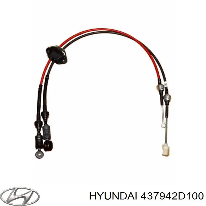 Трос переключения передач, выбора передачи Hyundai/Kia 437942D100 цена, от 39.55 USD