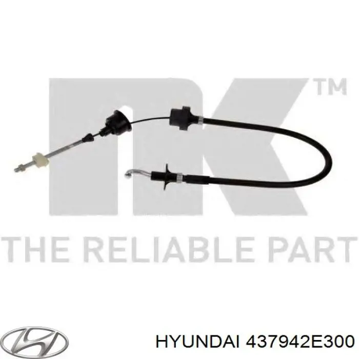 Трос КПП Hyundai/Kia 437942E300 цена, от 50.68 USD