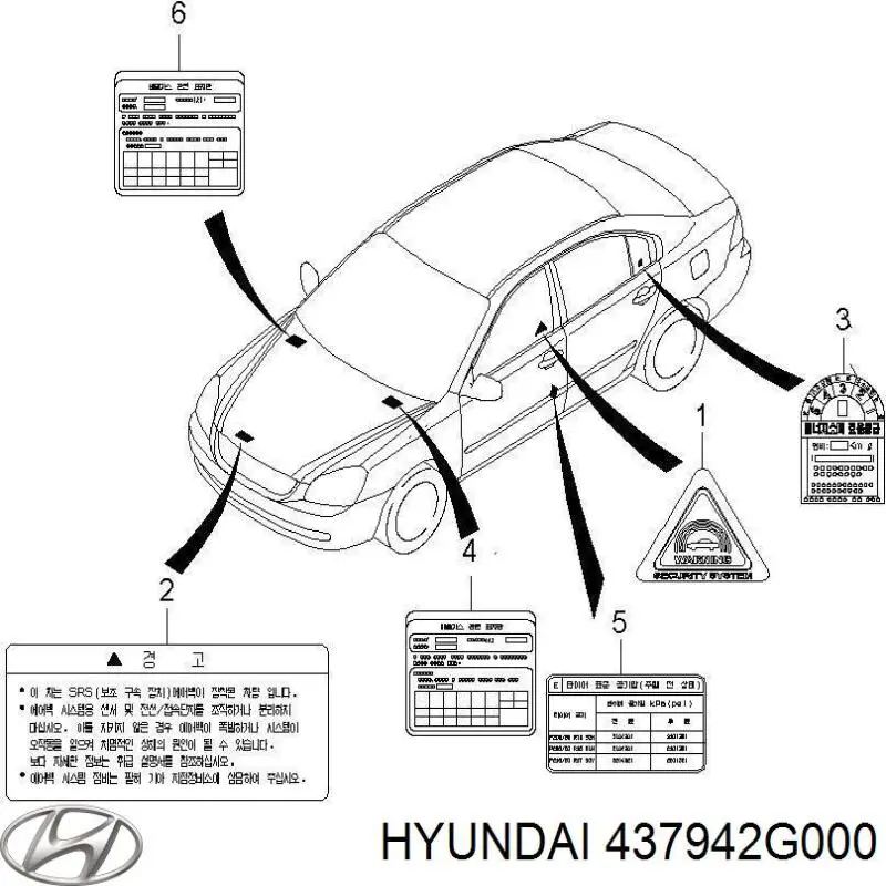 437942G000 Hyundai/Kia 