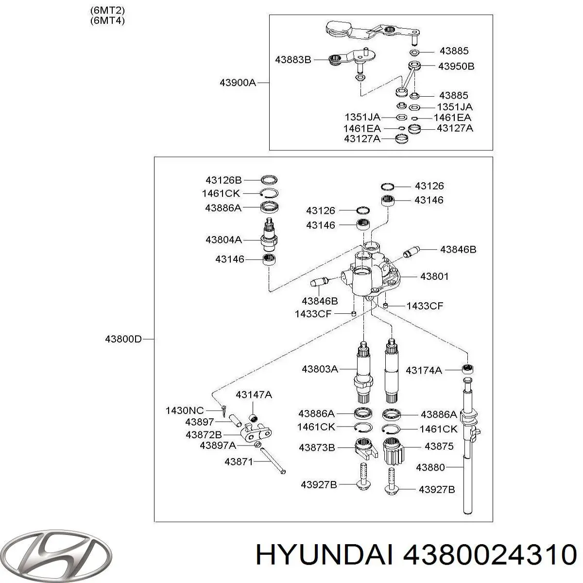  4380024310 Hyundai/Kia