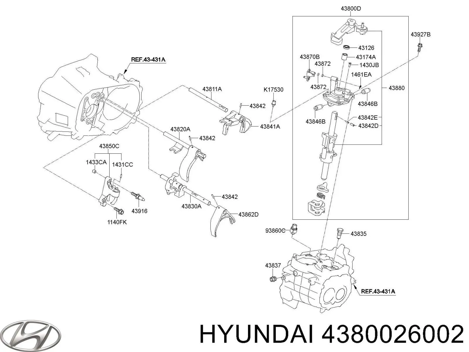  Hyundai/Kia 4380026002 цена, от  USD
