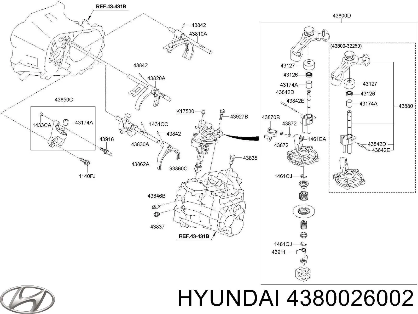 4380026002 Hyundai/Kia 