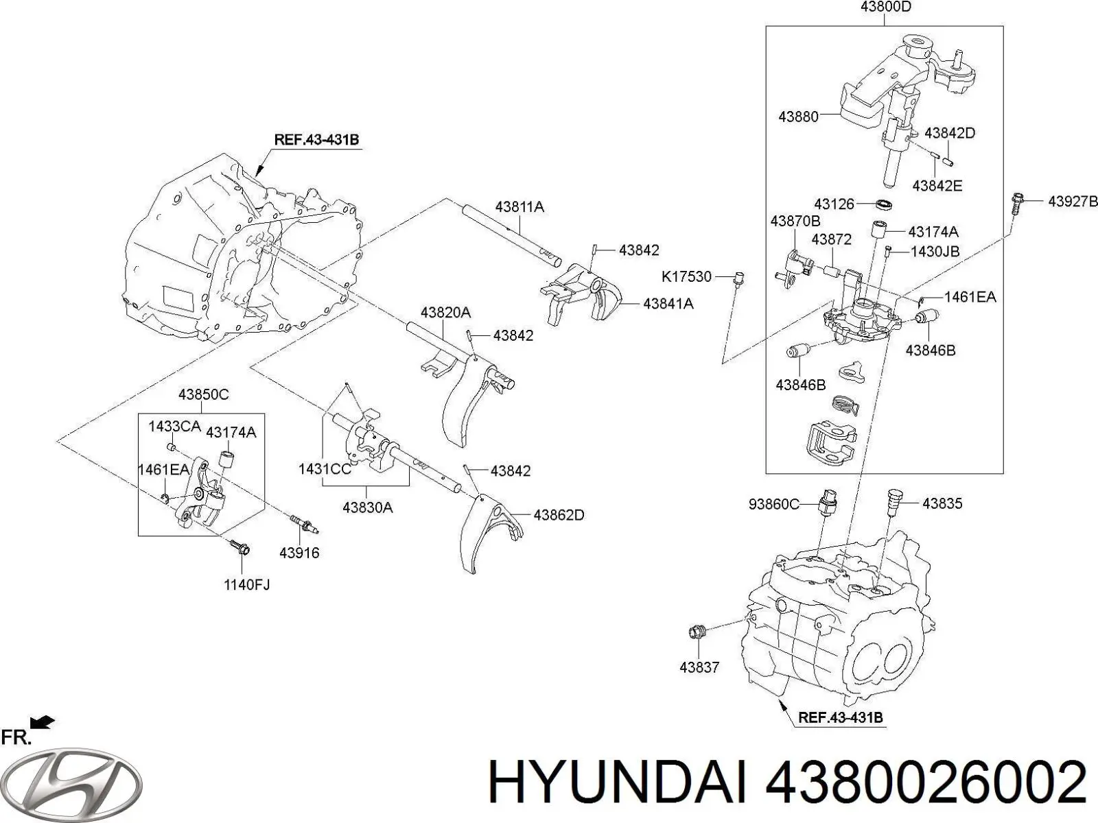Купить 4380026002 Hyundai/Kia 