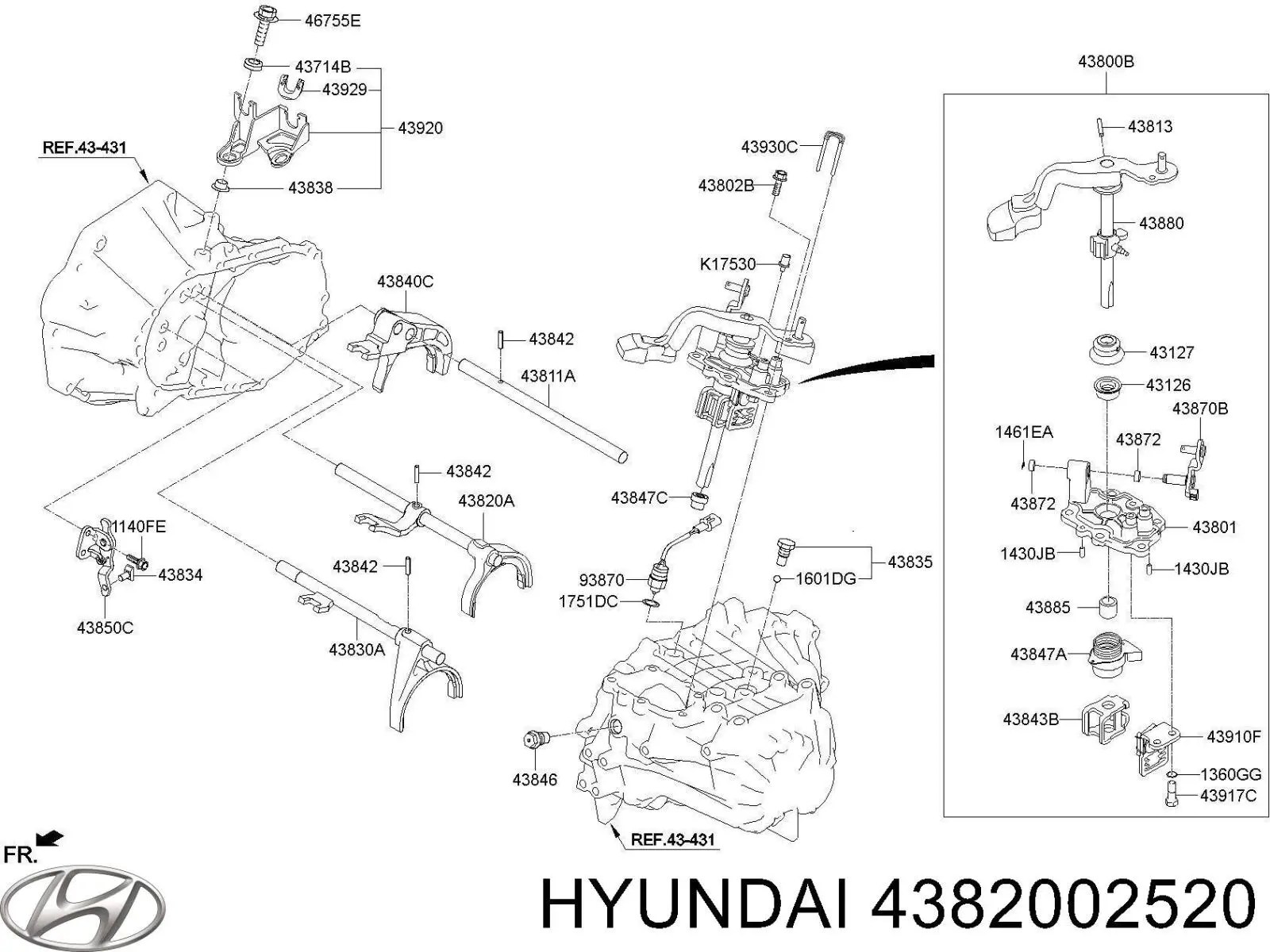  Hyundai/Kia 4382002520 цена, от 58.33 USD