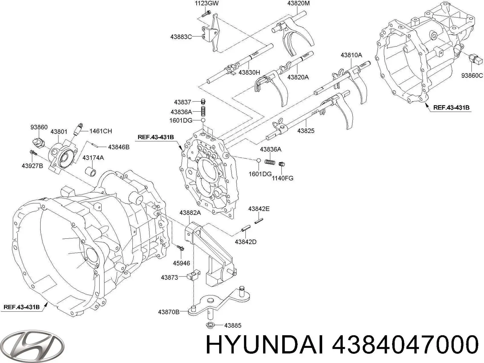 4384047000 Hyundai/Kia 
