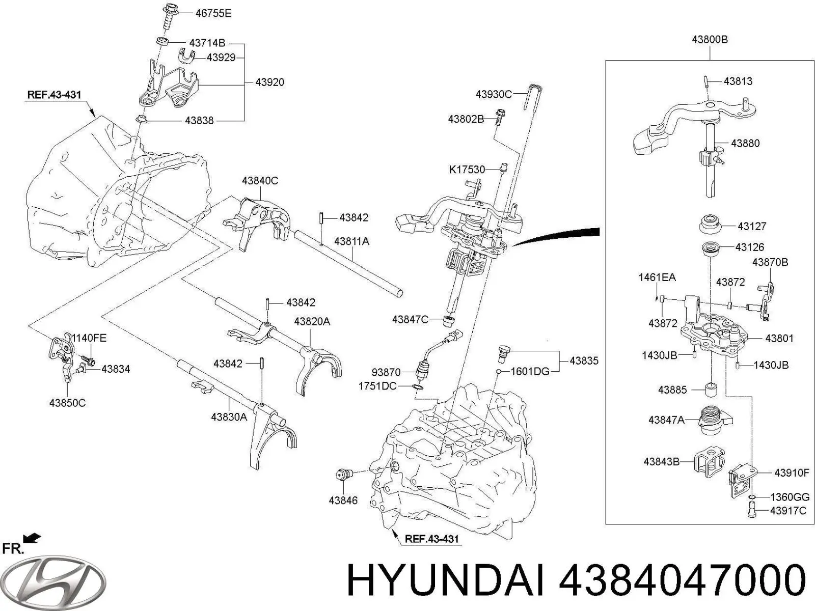  Hyundai/Kia 4384047000 цена, от 28.91 USD