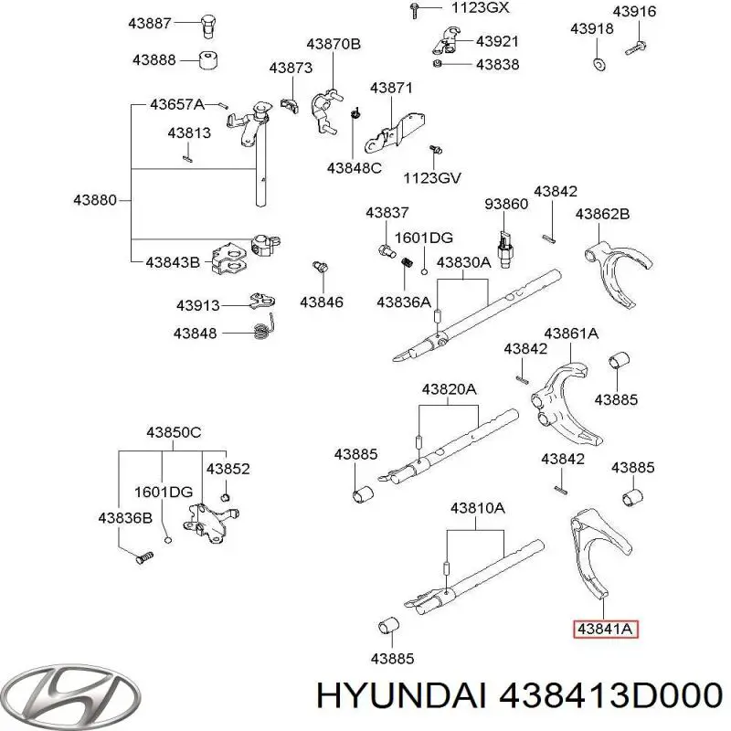 438413D000 Hyundai/Kia 