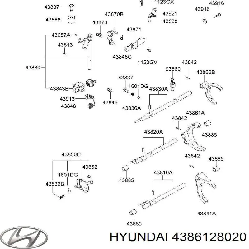  4386128011 Hyundai/Kia