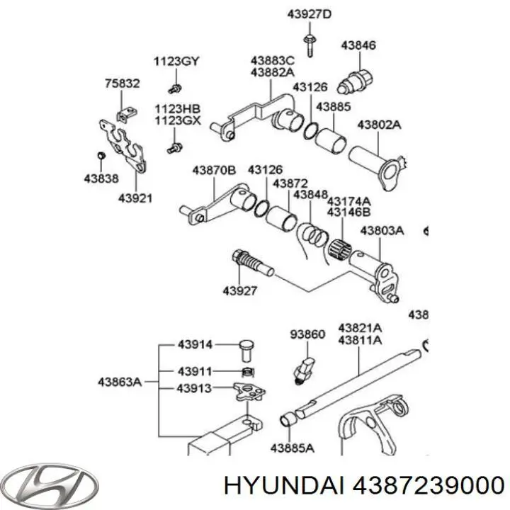  4387239000 Hyundai/Kia