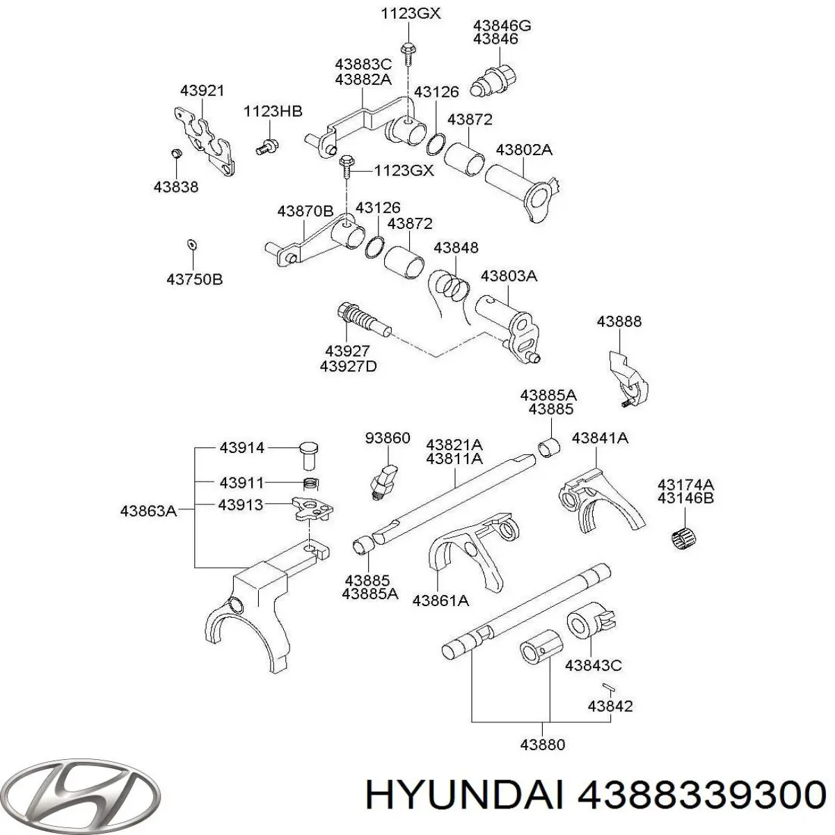  4388339300FFF Hyundai/Kia