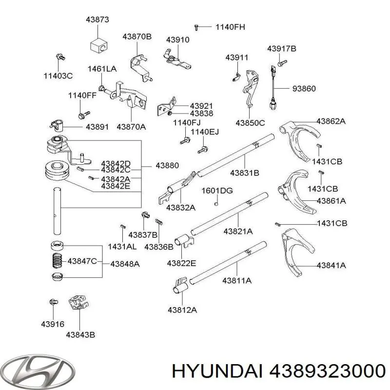 Купить 4389323000 Hyundai/Kia 