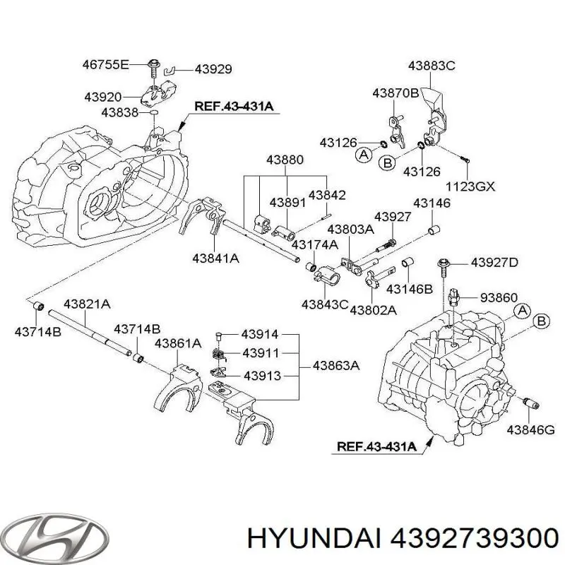 4392739300 Hyundai/Kia 