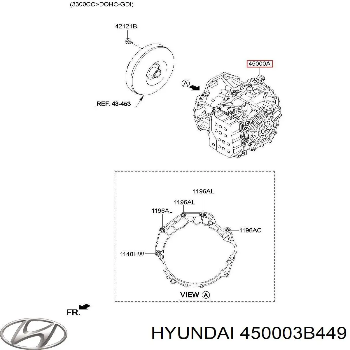  450003B449 Hyundai/Kia